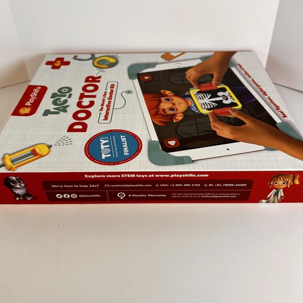 PlayShifu Tacto Doctor STEM Toy Kids Ages 4+ Red Excellent Interactive AR Kit